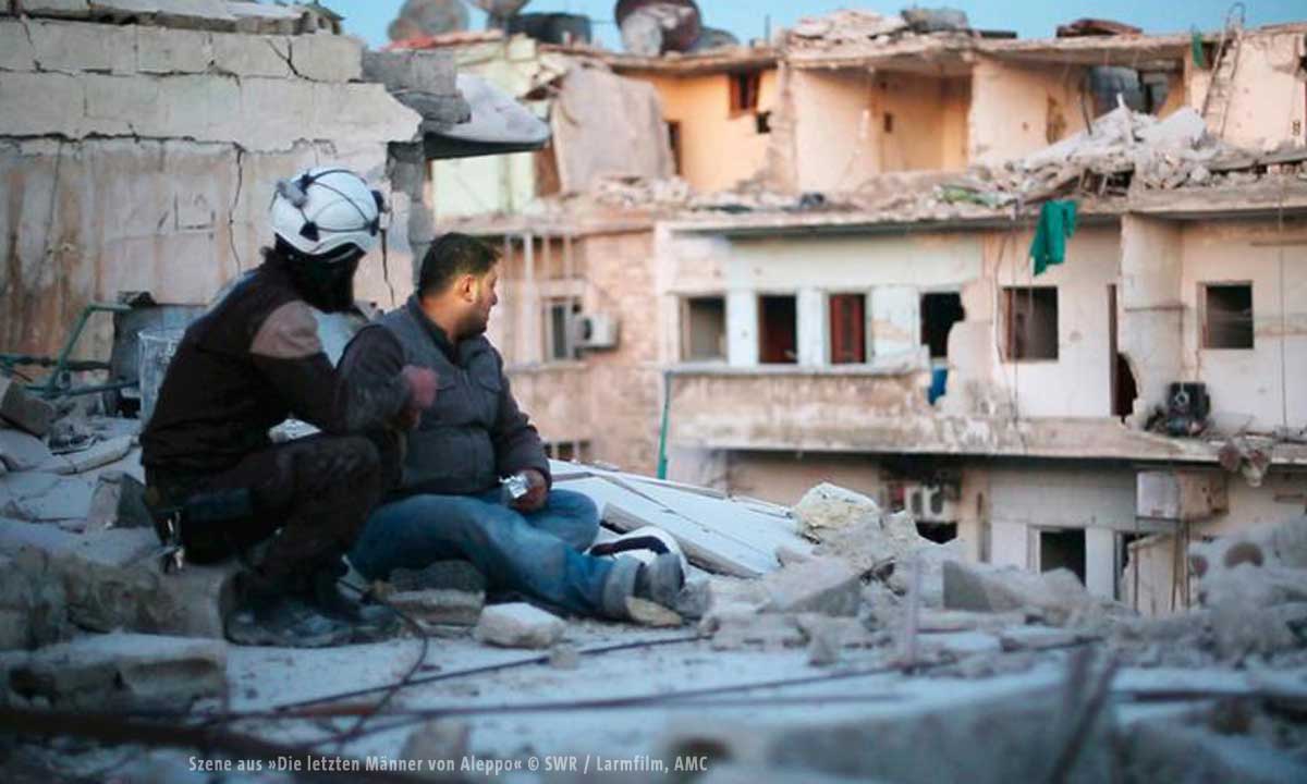 Szene aus »Die letzten Männer von Aleppo« © SWR / Larmfilm, AMC