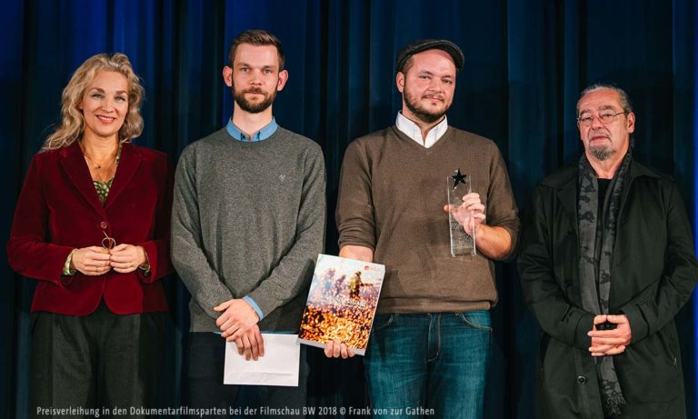 Preisverleihung in den Dokumentarfilmsparten bei der Filmschau BW 2018 © Frank von zur Gathen