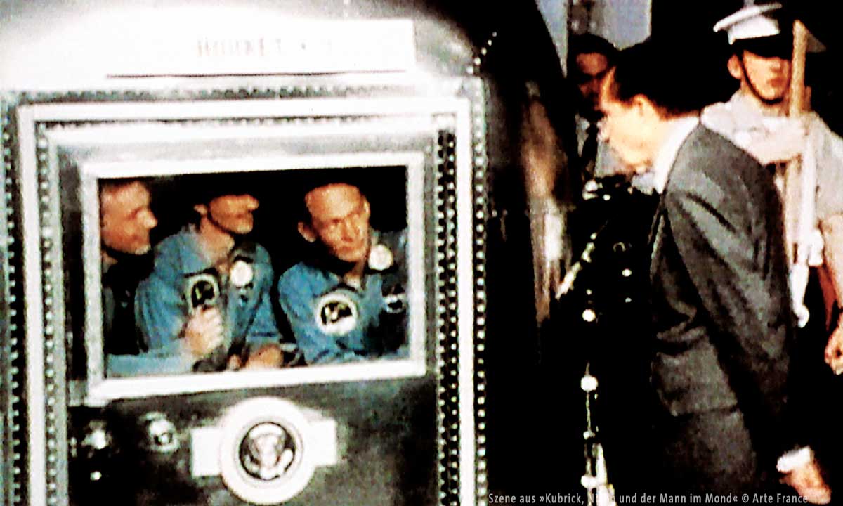 Szene aus »Kubrick, Nixon und der Mann im Mond« © Arte France