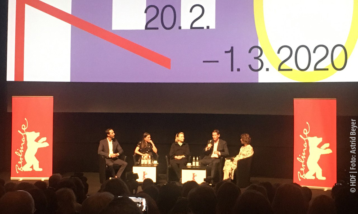 Expertenrunde nach Präsentation von Hillary Clintons Bio-Pic "Hillary" bei der Berlinale 2020