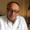 Bild: Gero von Boehm im Interview mit DOKVILLE Kuratorin Astrid Beyer