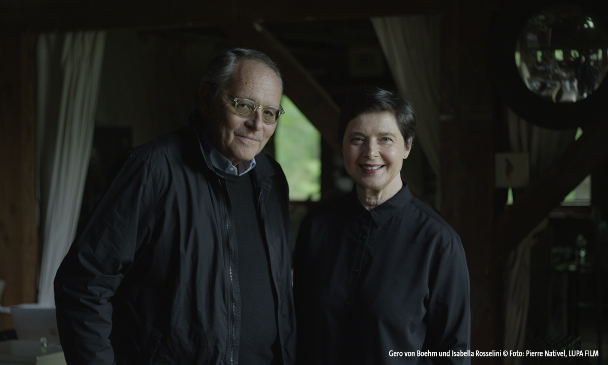 Bild: Gero von Boehm und Isabella Rosselini © Foto: Pierre Nativel, LUPA FILM