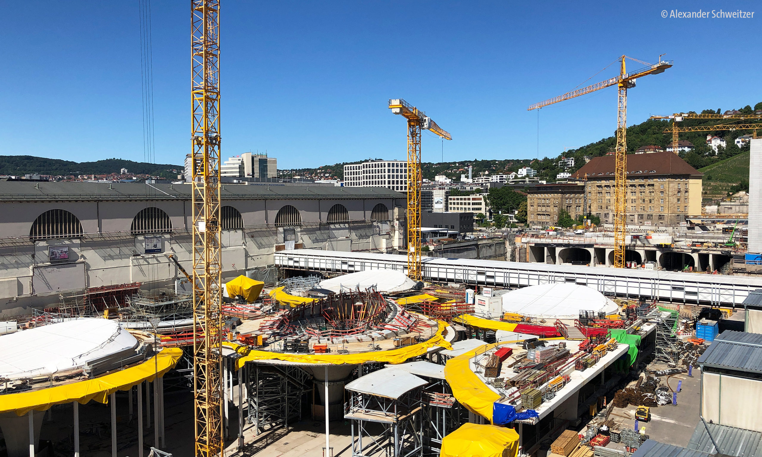 Bild der Großbaustelle "Stuttgart 21" (Foto: Alexander Schweitzer)