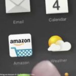 Bild der Amazon-App auf einem Bildschirm