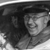 Nahaufnahme von Heinrich Himmler in schwarz/weiß