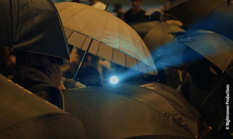 Regenschirme Hongkong Proteste "Dear Future Children"