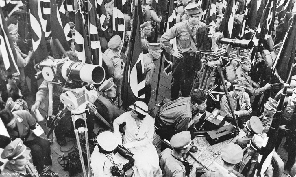Leni Riefenstahl Dreharbeiten "Triumph des Willens"