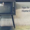 Retro Fernseher. Schriftzug 