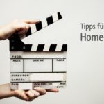 Filmklappe. Schriftzug