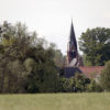 Blick auf das Dorf Glambeck. 