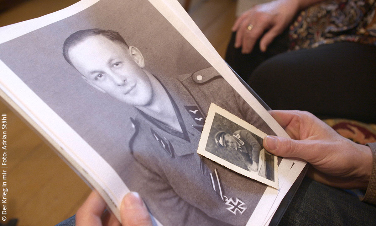 Hans Heinzel als deutscher Soldat in Russland