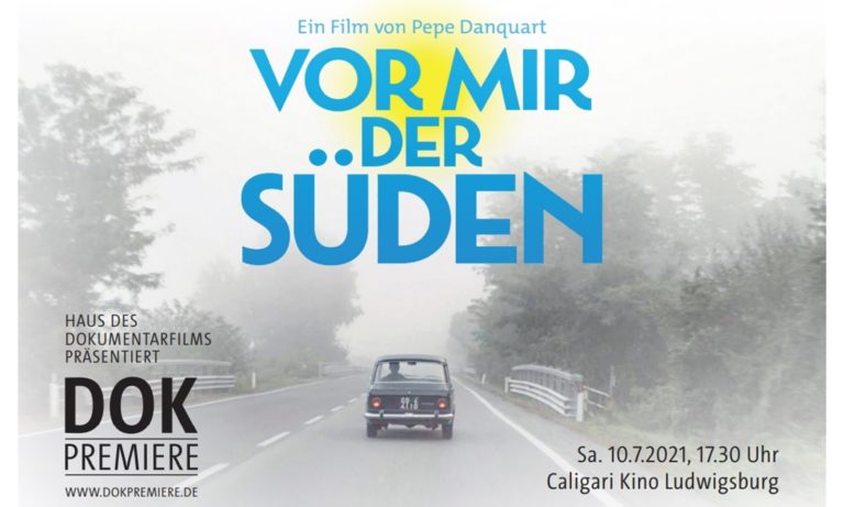 Karte DOK Premiere zu "Vor mir der Süden" © NEUE VISIONEN FILMVERLEIH