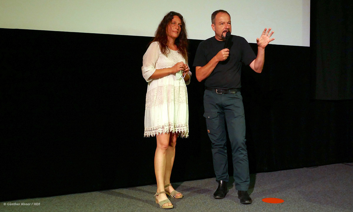 Jan und Melanie Haft von nautilusfilm bei DOK Premiere in Ludwigsburg 2021