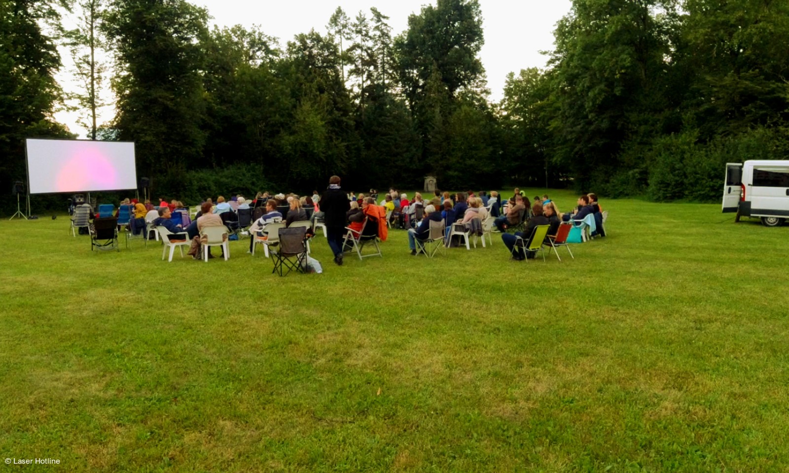 Open Air Kino in Oppenweiler © Laser Hotline