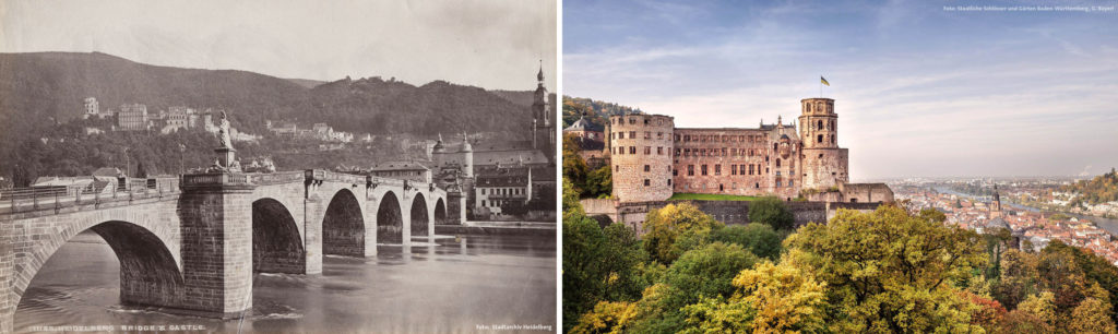 Heidelberg damals und heute 2021