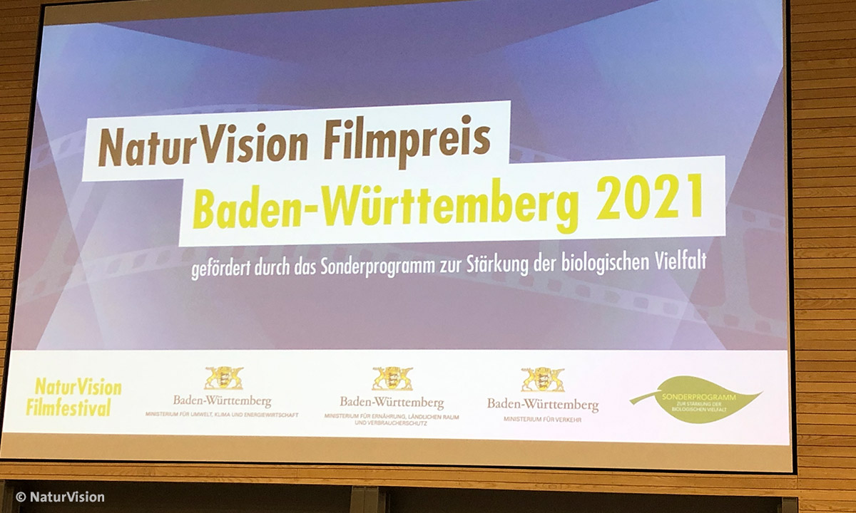 Preisverleihung des NaturVision Filmpreis Baden-Württemberg © NaturVision