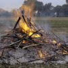 Feuerstelle in Doku 