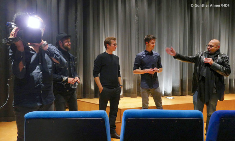 SWR Team und Filmteam bei der DOK Premiere von Dear Future Children in Stuttgart