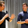 Produzent Johannes Schubert und Regisseur Franz Böhm in Stuttgart