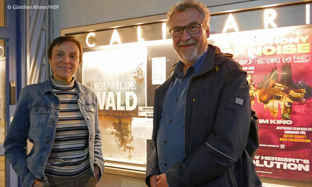 Lisa Eder und Kay Hoffmann bei der DOK Premiere von "Der Wilde Wald" im Caligari Kino in Ludwigsburg © Günther Ahner/HDF