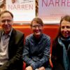 Carl Bergengruen der MFG BW und Filmemacherinnen Wiltrud Baier und Sigrun Köhler bei der DOK Premiere von 