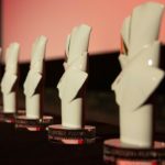 Trophäen Goldene und Silberne Tauben DOK Leipzig 2021