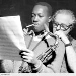 Alfred Lion (rechts) mit dem Musiker Hank Mobley