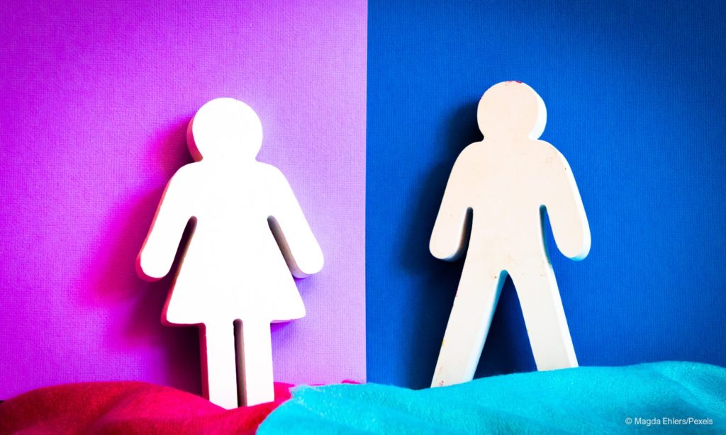 Gender, weiblich und männlich
