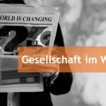 Mann mit Zeitung