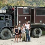 Panamericana Familie unterwegs mit umgebautem LKW