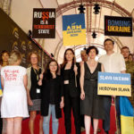 Auf dem roten Teppich beim Filmfestival von Locarno zeigt das Team von