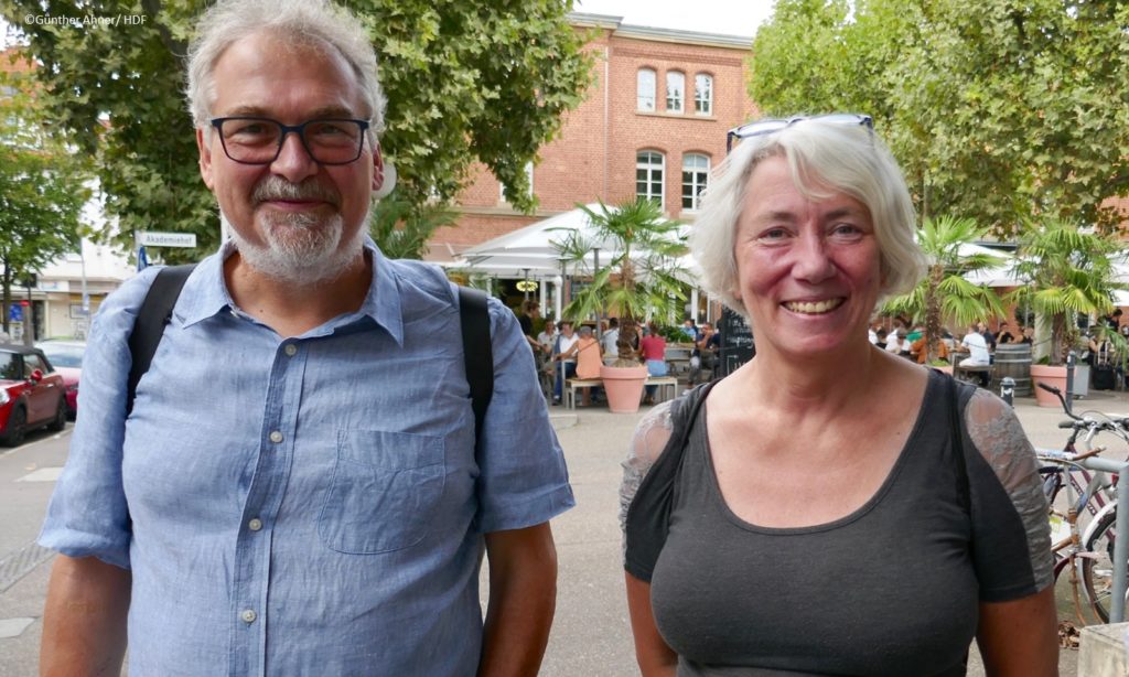 Kay Hoffmann (Kurator) und Alice Agneskirchner (Regisseurin)