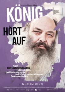 König hört auf Filmplakat