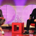 Astrid Beyer u. Daniel Harrich bei Dokville 2022
