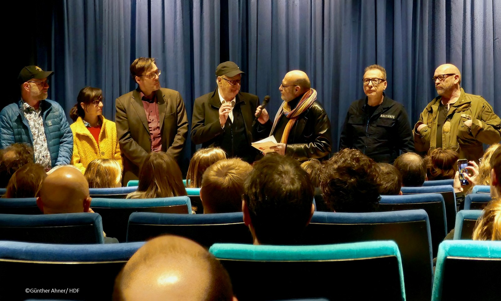 DOK Premiere Schattenkind Bollwerk Stuttgart Günter Moritz, Monika Angler, Max-Peter Heyne (MFG), Arsenal Filmverleih Chef Stefan Paul, Goggo Gensch, Andy Reiner, Jo Mueller