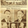 Zeitung mit Adolf Hitler und Alfred Hugenberg auf dem Cover