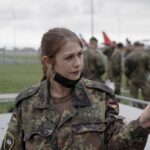 Soldatin Nina auf dem Nato-Stützpunkt in Rukla