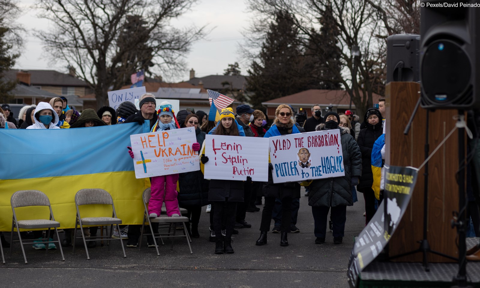 Demonstration Ukrainekrieg