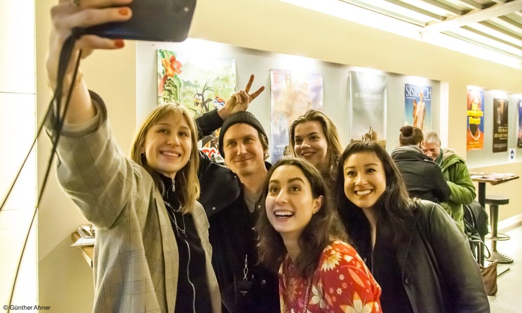 Selfie mit Lars Eidinger (Foto: Günther Ahner)