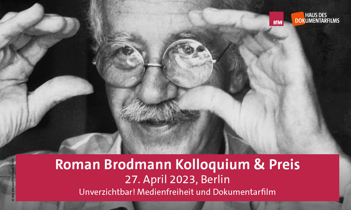 Hauptvisual Roman Brodmann Kolloquium 2023 (Foto: Vera Isler und Pro Litteris Zürich)