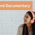 Beyond Documentary Banner Frau mit Kopfhörern