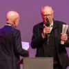 Stefan Paul bei der Dankesrede für die Preisverleihung (Foto: Melina Seitz/Hofer Filmtage)