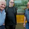 DOK Premiere Jeder schreibt für sich allein, Dominik Graf, Anatol Regnier, Goggo Gensch vor Atelier am Bollwerk