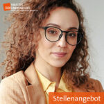 Porträt einer Geschäftsfrau mit Text