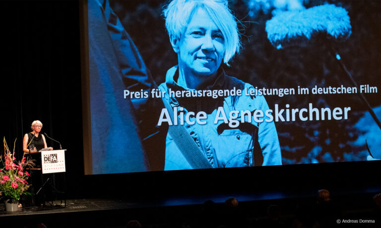 Alice Agneskirchner von der DEFA-Stiftung ausgezeichnet (Foto: Andreas Domma)
