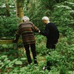 Eva und Dieter im Garten