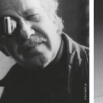 Fotocollage: linkes Bild: Roman Brodmann hinter der Kamera (SWR/Jehle), rechtes Bild: Visualisierung des Roman Brodmann Preises (HDF)