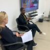 Astrid Beyer und Rabi Yansané im Gespräch