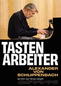 Filmplakat „Tastenarbeiter – Alexander von Schlippenbach“ 
