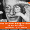 Visual Roman Brodmann Kolloquium und Preis 2024 (c) Vera Isler/Pro Litteris Zürich